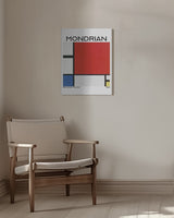 Mondrian Red Blue Yellow