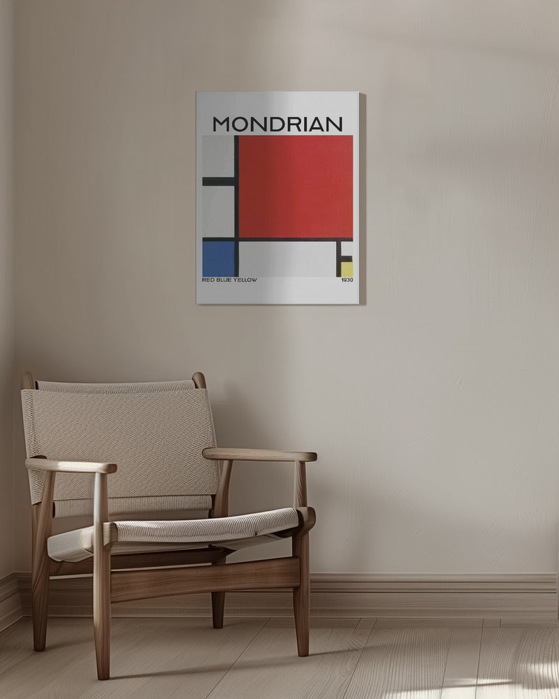 Mondrian Red Blue Yellow