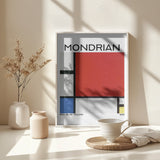 Mondrian Red Blue Yellow