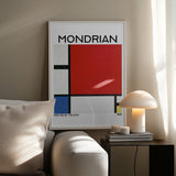 Mondrian Red Blue Yellow