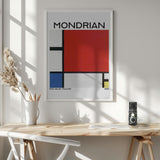 Mondrian Red Blue Yellow