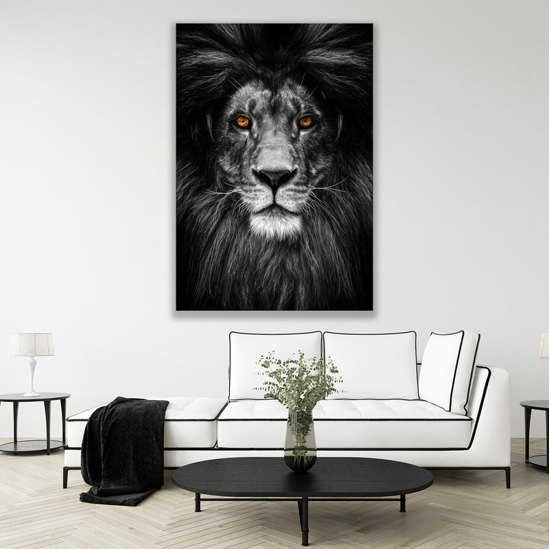 Lion B/W